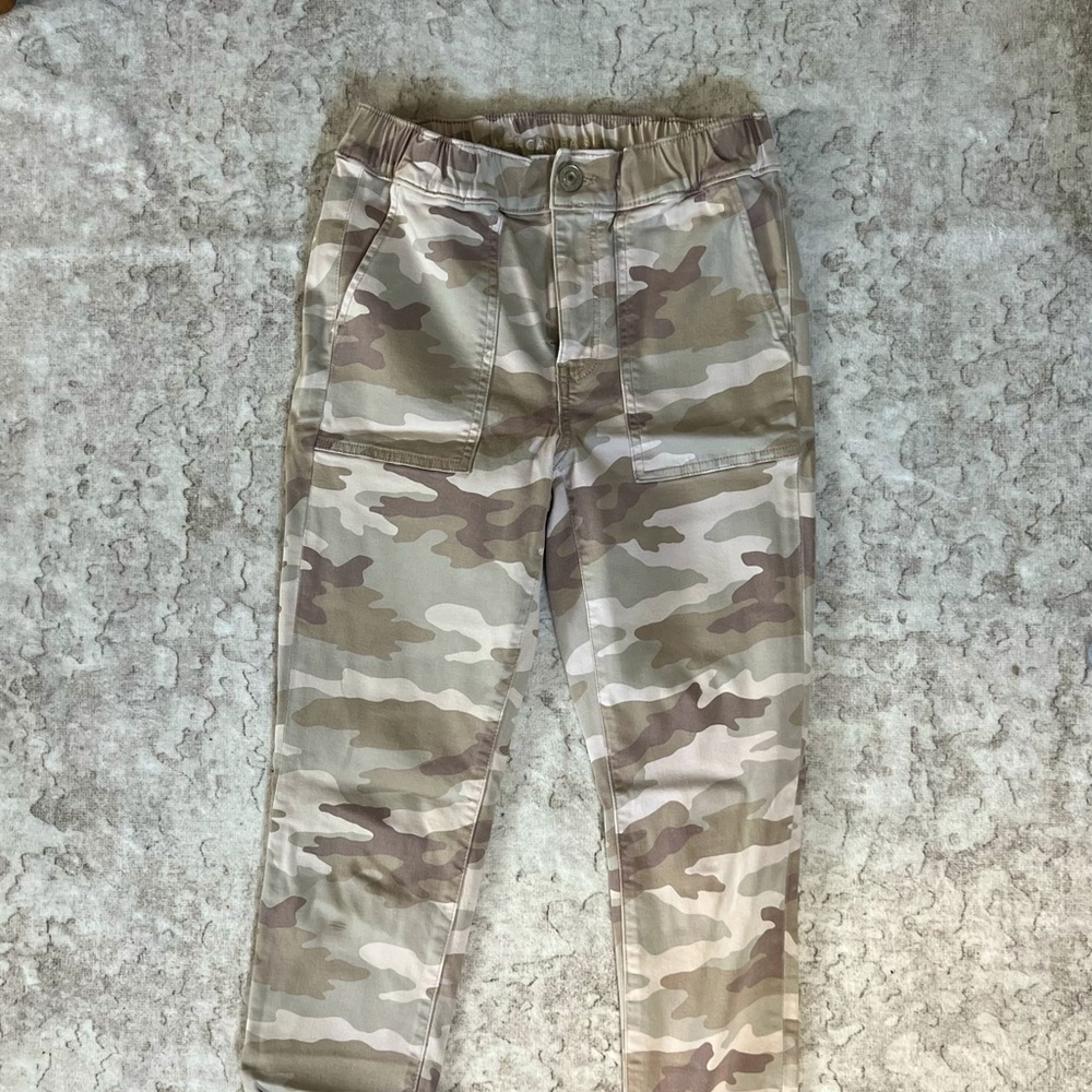 American Eagle Outfitters Beige Camouflage Pants